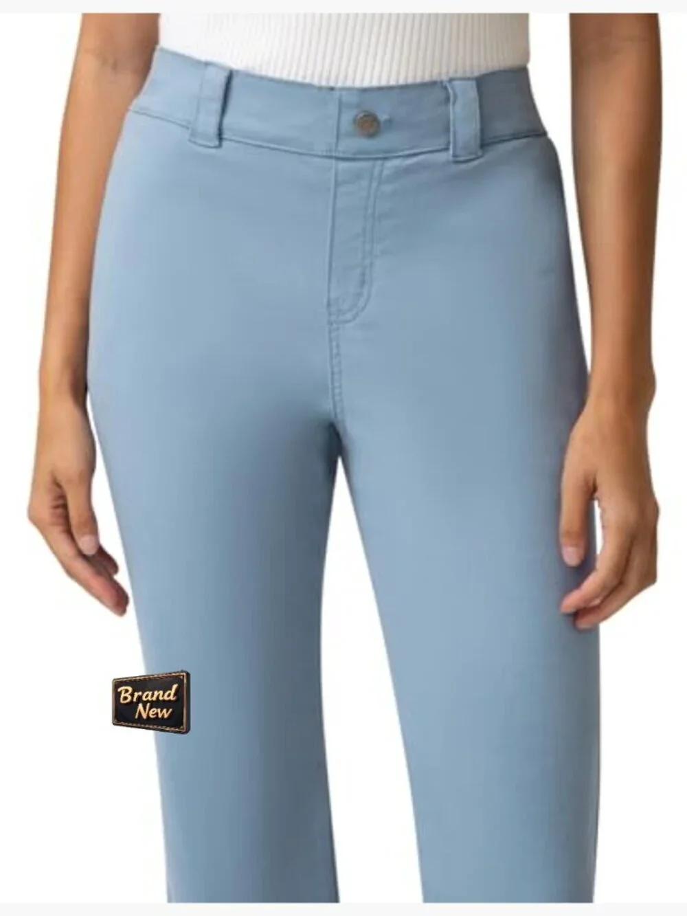 Ultra Stretch Chino Kick Flare Pants with Pockets